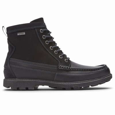 Rockport Storm Surge High Moc Waterproof Stiefel Herren Schwarz QWJ-147386